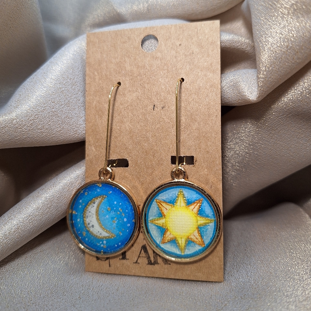 Hand painted earrings